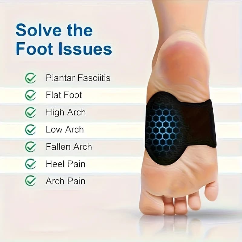 1 paio di cuscinetti per il tallone a forma di 8, ergonomici, traspiranti, antiurto, per camminare, correre e stare in piedi