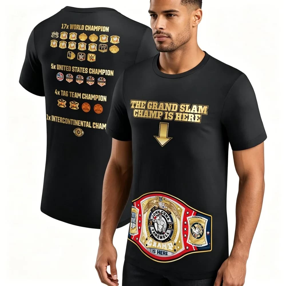 T-shirt a maniche corte stampata a tema wrestling, girocollo, casual, per l'uso quotidiano