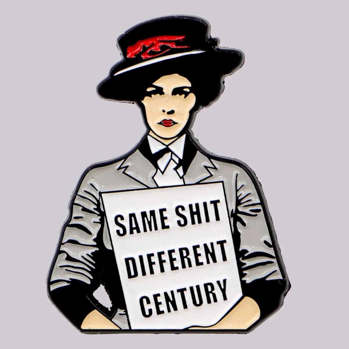Spille smaltate femministe, spille per l'attivismo sui diritti delle donne, spille da bavero per cappelli, distintivi per zaini, accessori per costumi, gioielli di moda, regalo