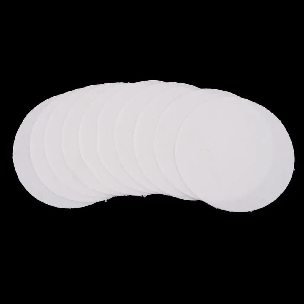 Carta in Fibra Ceramica 11,5cm, Coperta Isolante Termica, Foglio per Fusione del Vetro per Forni a Microonde, Utensili per Ceramica