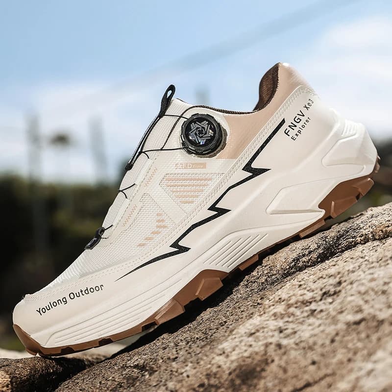 Sneakers da uomo casual da esterno antiscivolo ammortizzanti versatili per escursioni fuoristrada, comode scarpe da corsa con suola morbida da uomo