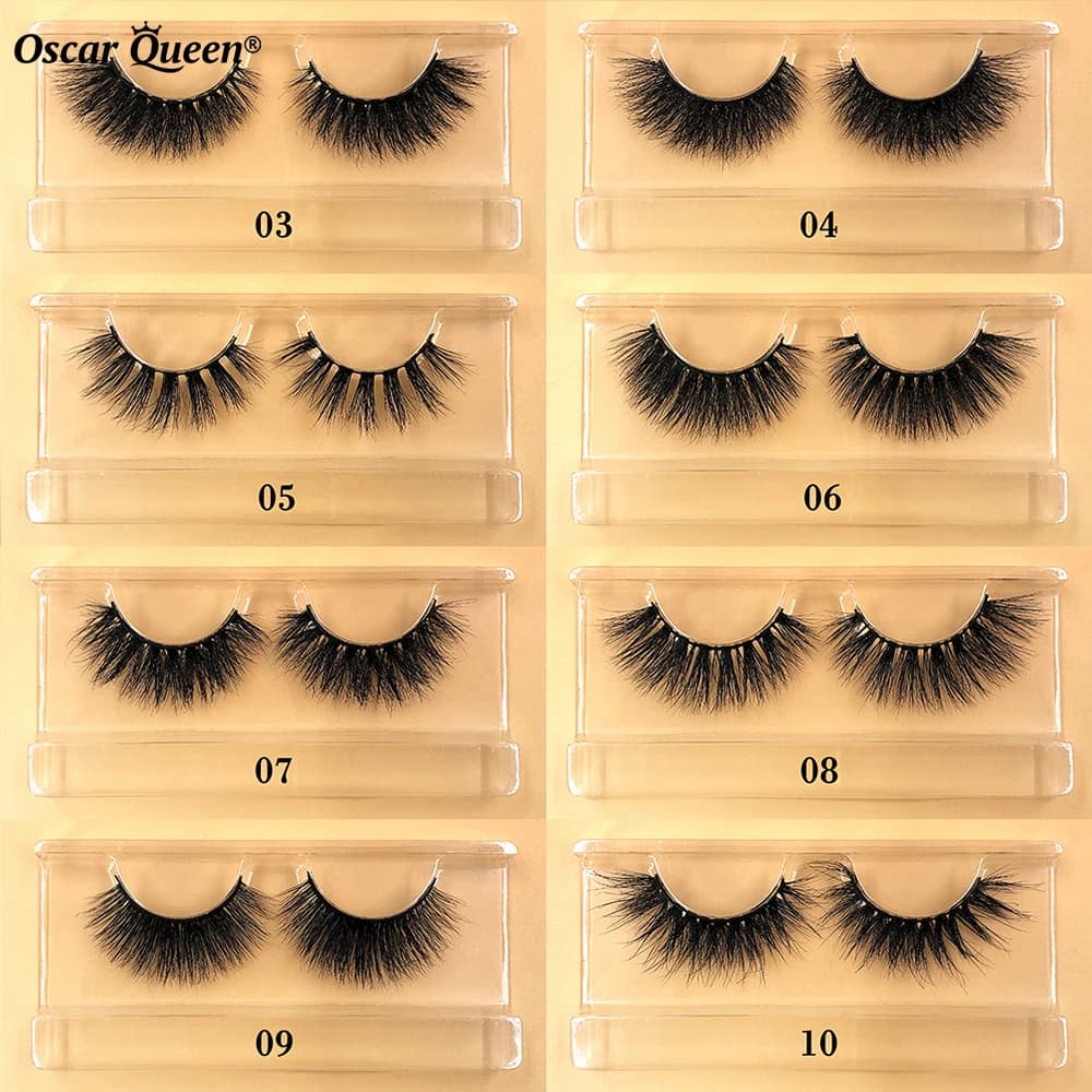 1 paio di scatole per ciglia corte morbide da 15-20mm confezione fatta a mano soffice 100% ciglia di visone naturale strumento per il trucco
