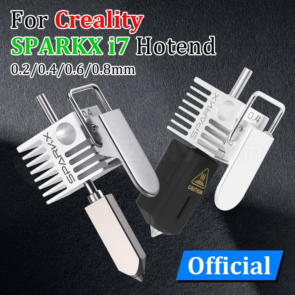 Blocco riscaldante e gruppo ugello Hotend All-in-One per Creality SPARKX i7, accessori per stampanti 3D