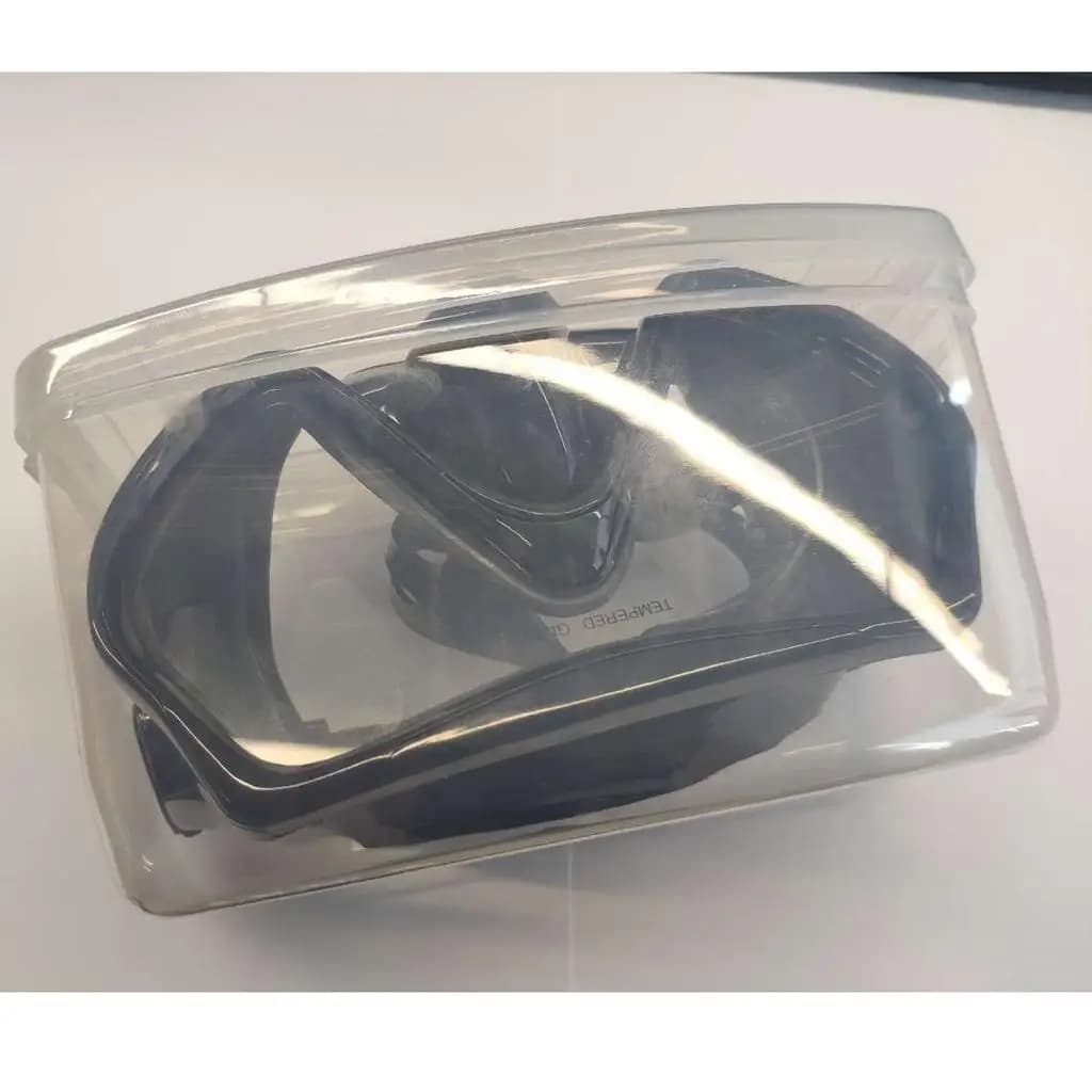 Maschera da Nuoto con Cinturino Regolabile in Silicone, Occhialini da Snorkeling per Adulti, per Immersioni Subacquee e Nuoto in Acque Libere