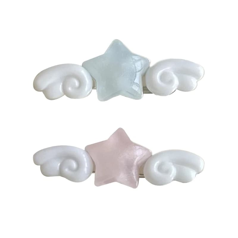 Superlativi Forcina per capelli con stellata becco d'anatra per donna, stile fresco, fermaglio per capelli, estetica, per