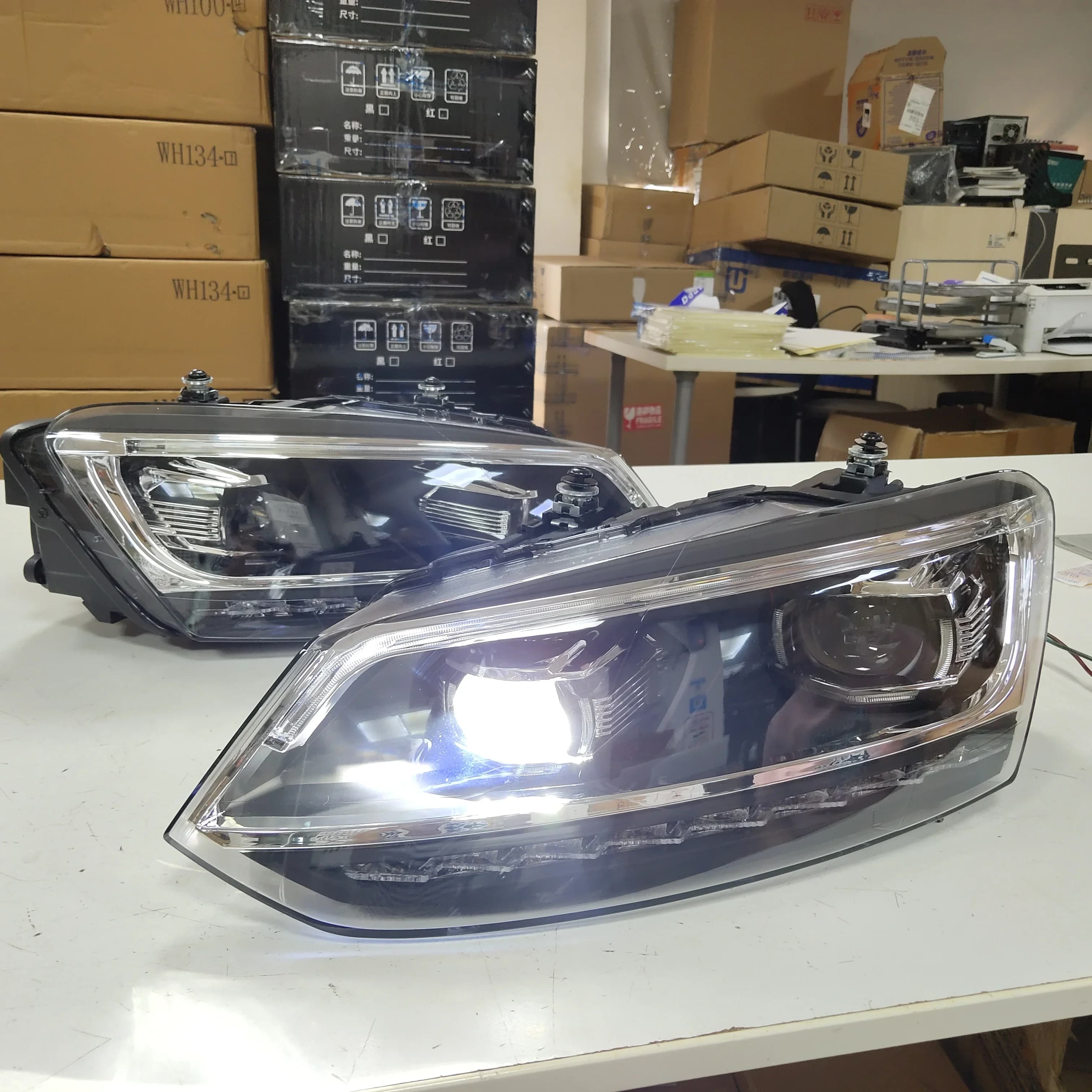AIROW Polo Mk5 Vento Cross Polo LED Head Lamp 2011-2017 for VOLKSWAGEN