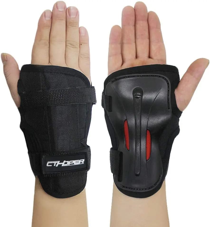 CTHOPER Sport Wrist Guards Adult Gloves/Children Wrist Protective Equipment for Ski Skating Skateboard Snowboard Cycling Scooter