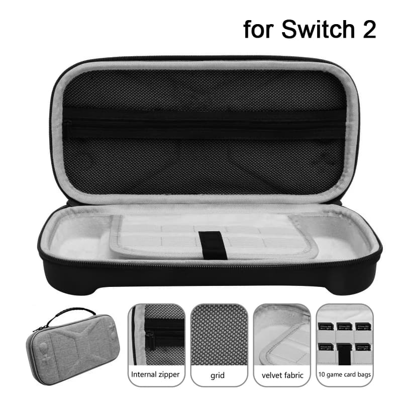 Borsa da Trasporto per Switch 2, Custodia Protettiva Antiurto e Antigraffio per Console Switch 2