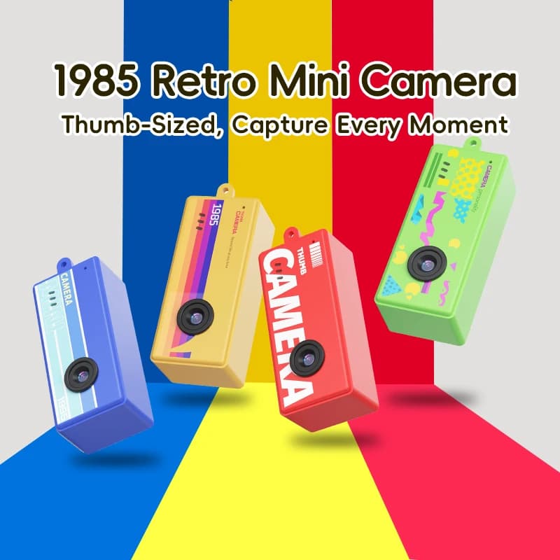 1080P X7 Thumb Camera Portable Keychain Camera Retro Support Memory Card Mini Camcorder Video Recorder Tools With Flash