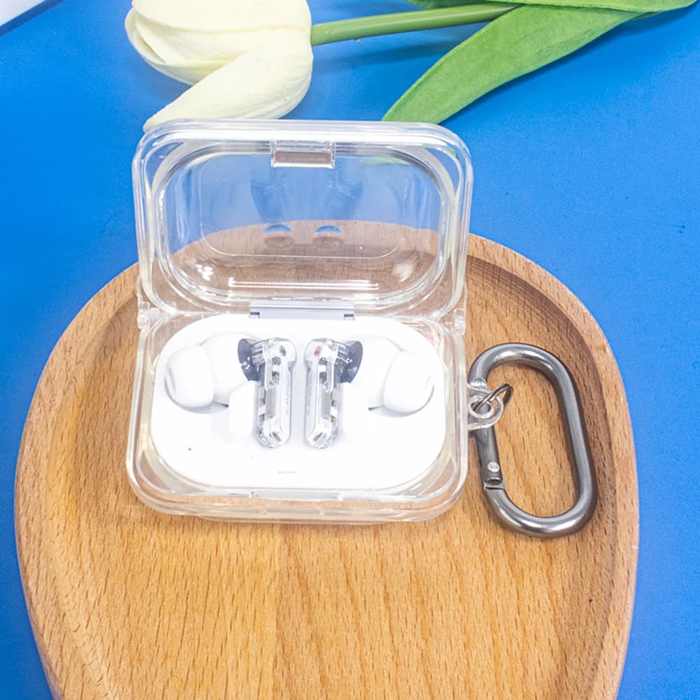Protective Case in Transparent TPU, Cover Morbida Antiurto and Antigraffio for Auricolari Wireless Nothing Ear (a)