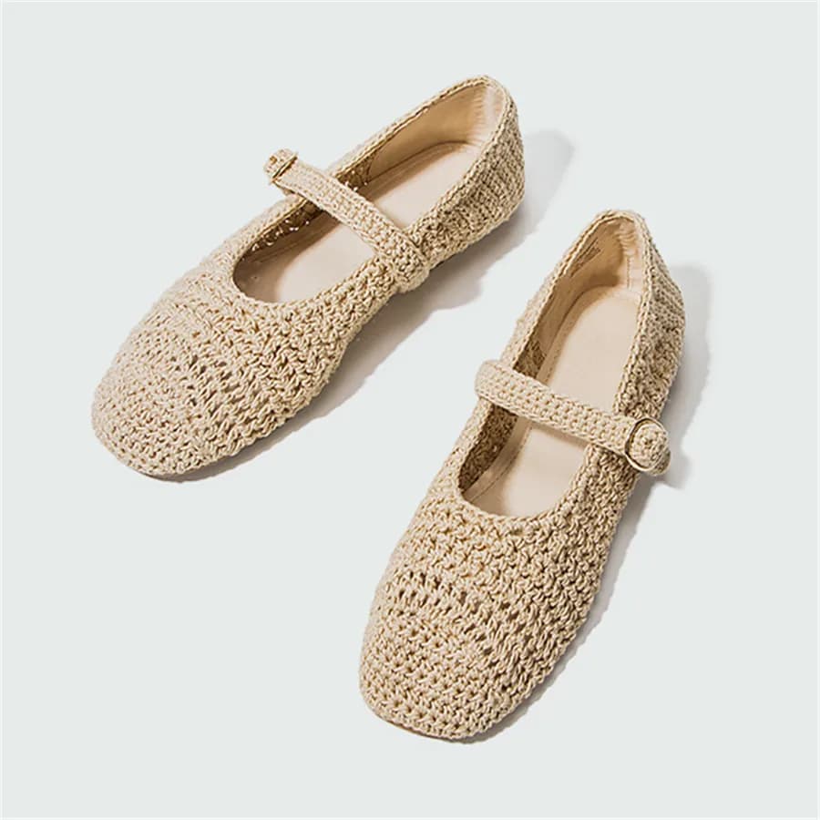 Moda donna ballerine ballerine scarpe da ballo signore Mary Janes espadrillas scava fuori comode scarpe basse mocassini donna