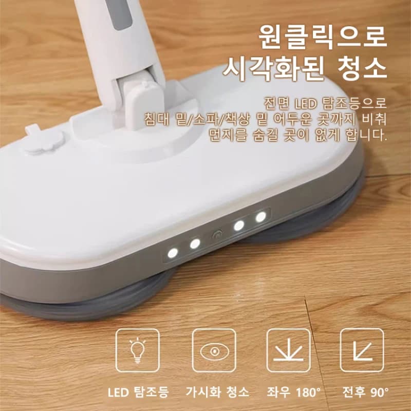 Scopa elettrica pigra spazzatrice elettrica per uso domestico spazzatrice senza fili con acqua Spray automatica Mop senza stelo macchina All-in-One
