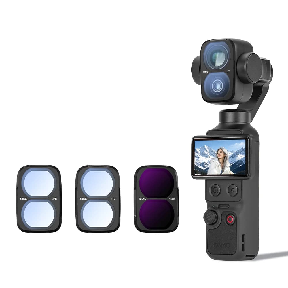 ND & CPL for DJI Osmo Pocket 4 Pro,ND16 Diffusion 1/4 Filters Camera Lens Accessories, Multi-Coated Optical Glass Aluminum Frame