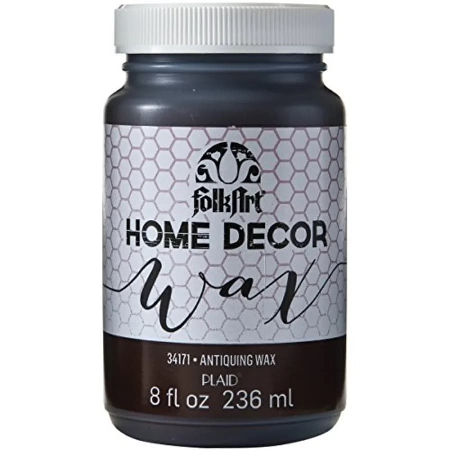 Home Decor Chalk Furniture and Craft Acrylic Paint in Assorted Colors, 8 ounce, Antique Wax
