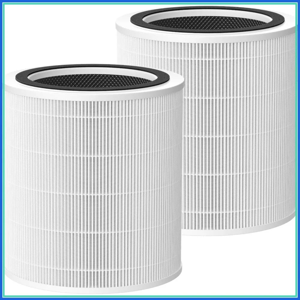 Filtro di ricambio per purificatore d'aria intelligente Core 400S-P, filtro HEPA 3-IN-1 e filtro a carbone attivo, in confronto con la parte originale # Core 400S-RF