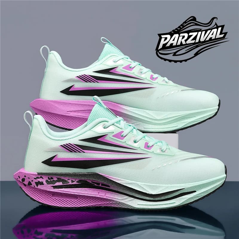 Men Carbon Plate Running Shoes Breathable Women Athletic Tennis Sneakers Cushion Sport Trainers Outdoor Marathon Jogging Shoes