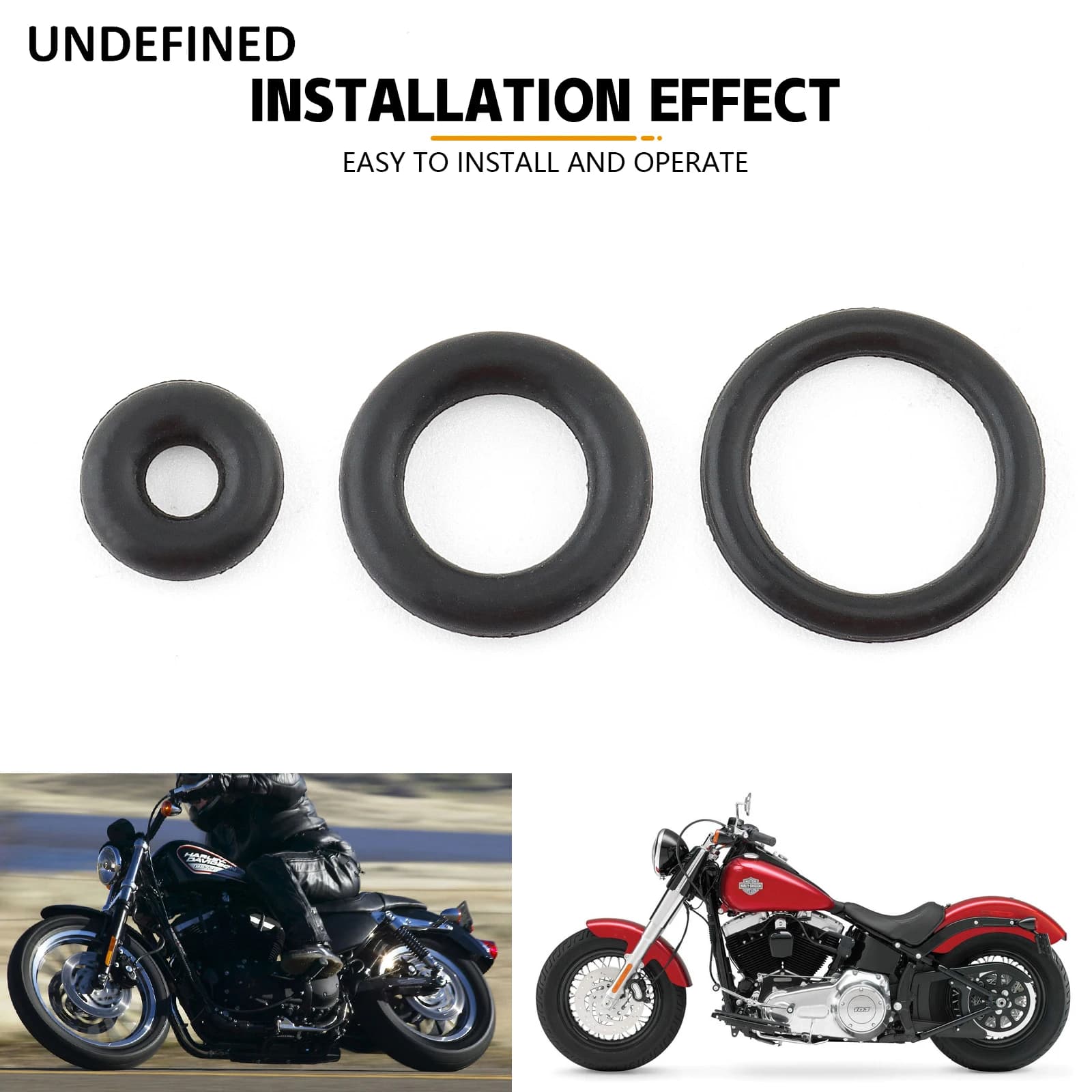 Kit O-ring per riparazione perdite di disconnessione/arresto rapido della linea del carburante adatto per modelli Harley 2001-later con iniezione di carburante Delphi