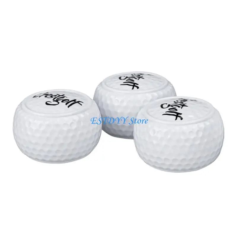G6DE 2 pezzi pallina da golf portatile a forma piatta aiuta l'allenamento della pallina da golf per praticare messa piatta