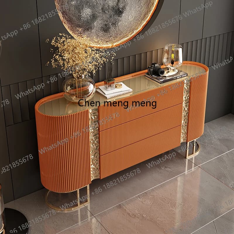 Mobili portaoggetti moderni Scatola organizer multiuso Armadio portaoggetti portatile Vetrina in vetro per riporre ferro Armadi per camera da letto