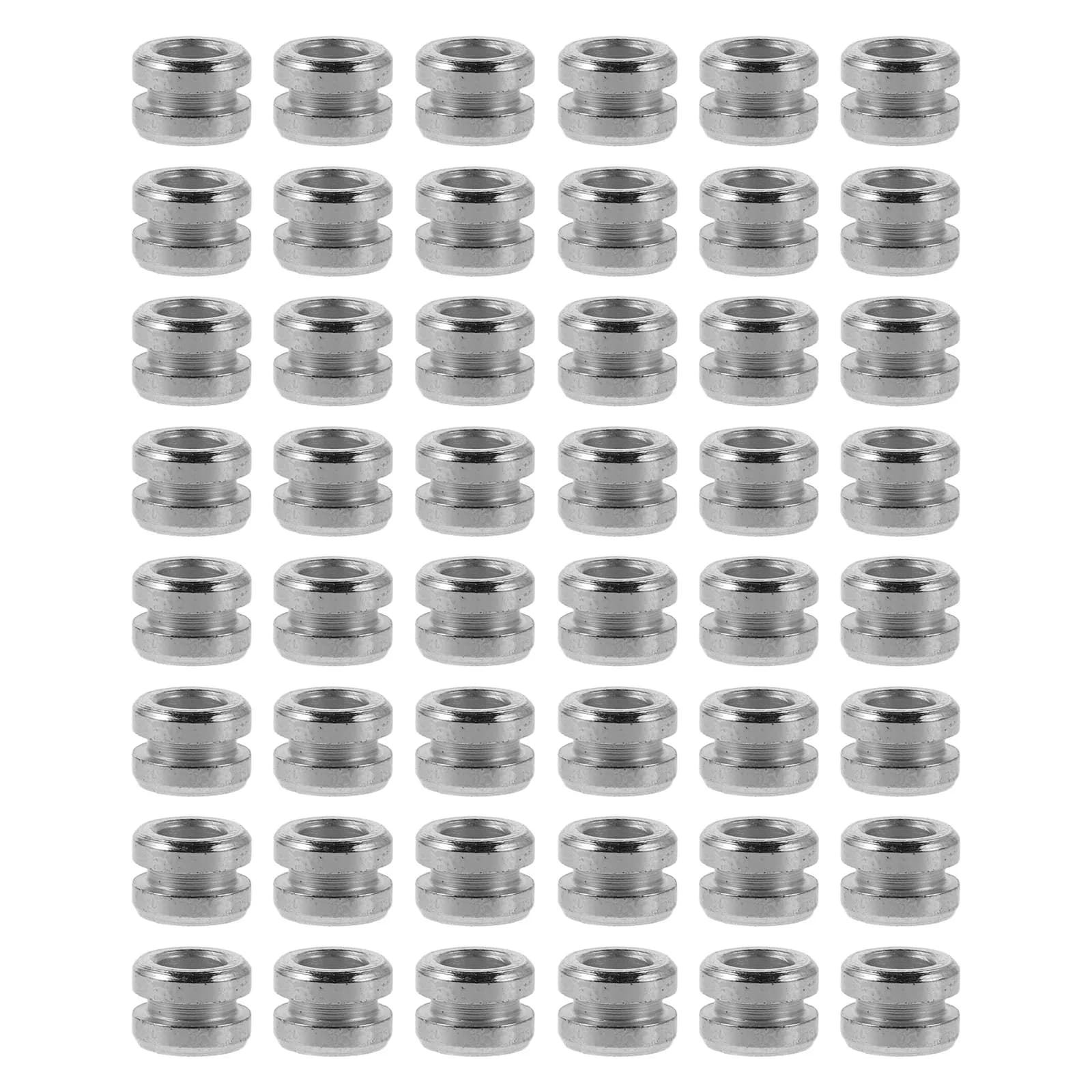50Pcs Metal Guitar String Beads for Folk Acoustic Guitar Classical Ukulele Smooth Finish Ball End Tailpiece Components String