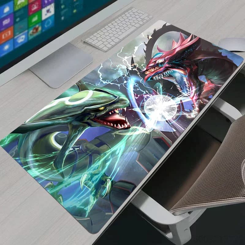 Mouse Pad Pokemon Pikachu Large Rubber PC Computer Gaming Accessories Mousepad Desk Mat Locking Edge Gamer durable Carpet