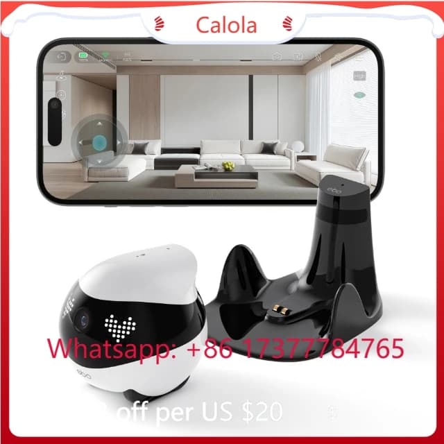 Telecamera di Sicurezza Domestica 1080P Wireless con Visione Notturna per Monitoraggio di Bambini, Animali Domestici e Anziani