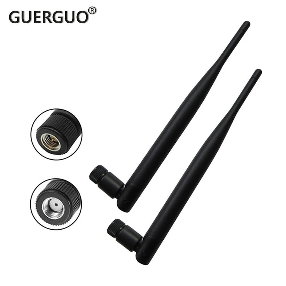 2 pz colla stick Set-top Box Antenna 2.4G 5DB ad alto guadagno WIFI Bluetooth Wireless Router Antenna Antenna di sicurezza