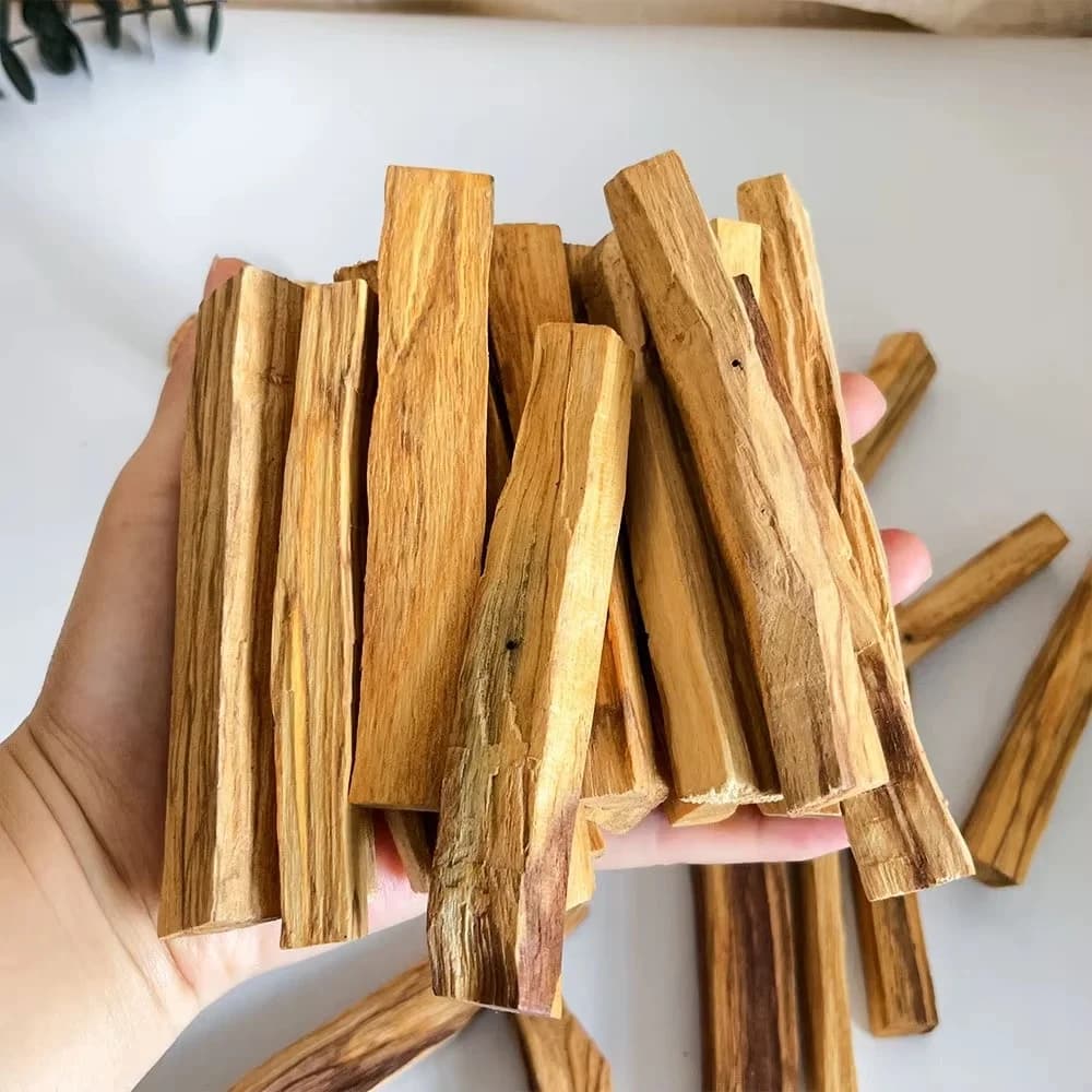 Bastoncini di Incenso in Legno di Palo Santo, Naturale e Aromatico, per Purificare, Depurare e Curare la Mente, Ideale per Yoga e Meditazione