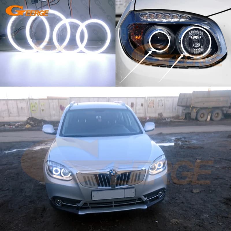 Luminous LED rings COB Ultra Bright for Brilliance V5 2011-2016, Daylights