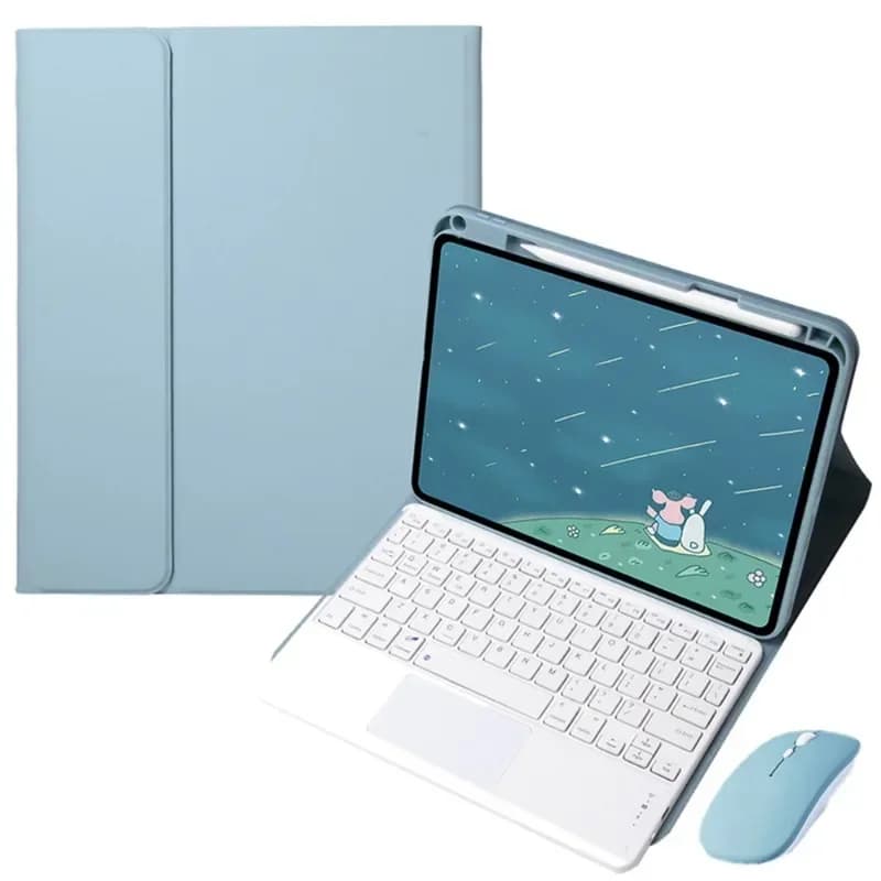 Custodia con tastiera per Xiaomi Pad 7 7 Pro 11.2 pollici, Cover tastiera touchpad per tablet Xiaomi Pad 7, Guscio protettivo con tastiera