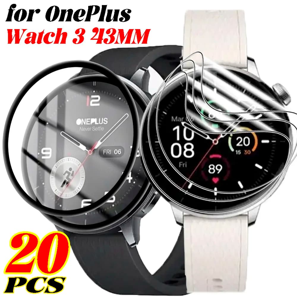 Per OnePlus Watch 3 43MM Pellicola idrogel Pellicola composita Proteggi schermo HD Pellicola protettiva antigraffio per OnePlus Watch 3 43MM