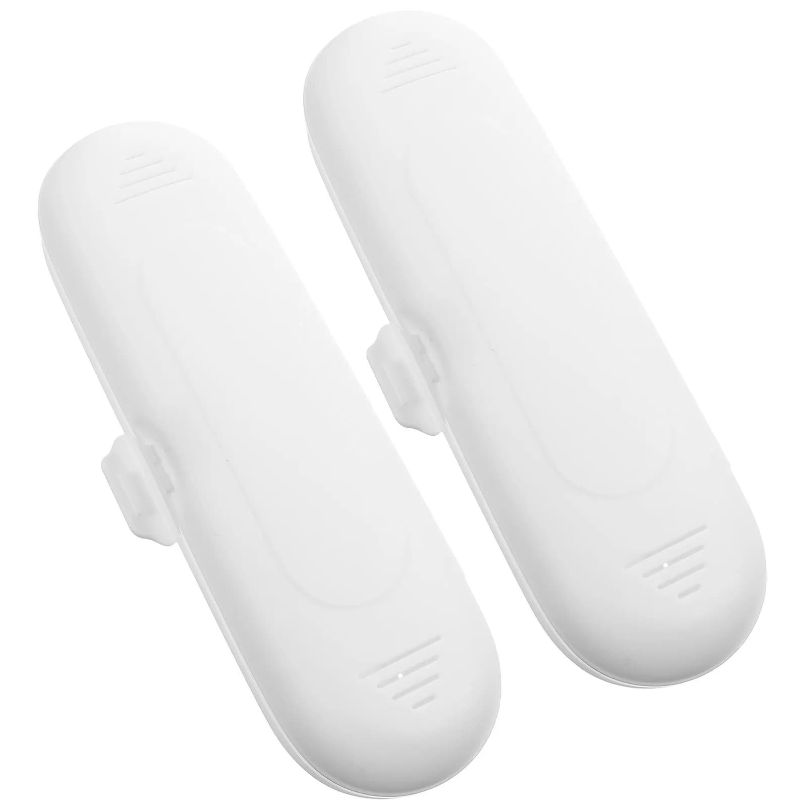 2 Pezzi Custodia Universale per Spazzolino Elettrico, Contenitore da Viaggio in Plastica PP, Organizer per Testine di Spazzolino