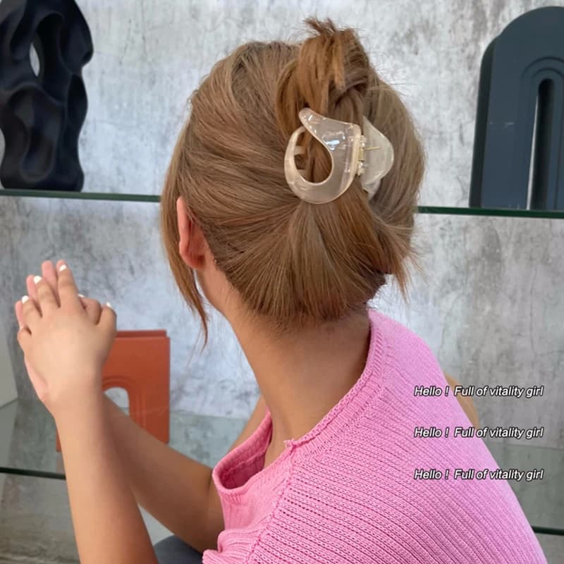 Ruoshui donna artiglio per capelli a forma speciale supporto per coda di cavallo alta forcine accessori per capelli per ragazze Hairgrip Ladies Barrettes Shark Clip