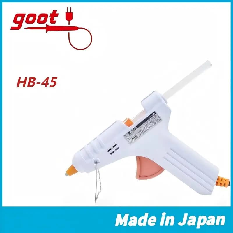 GOOT HB-45 Pistola per Colla a Caldo 7W - Stick di Colla da 7mm, 160 ℃ Strumento a Calore Rapido per Progetti Fai-da-Te e Artigianali