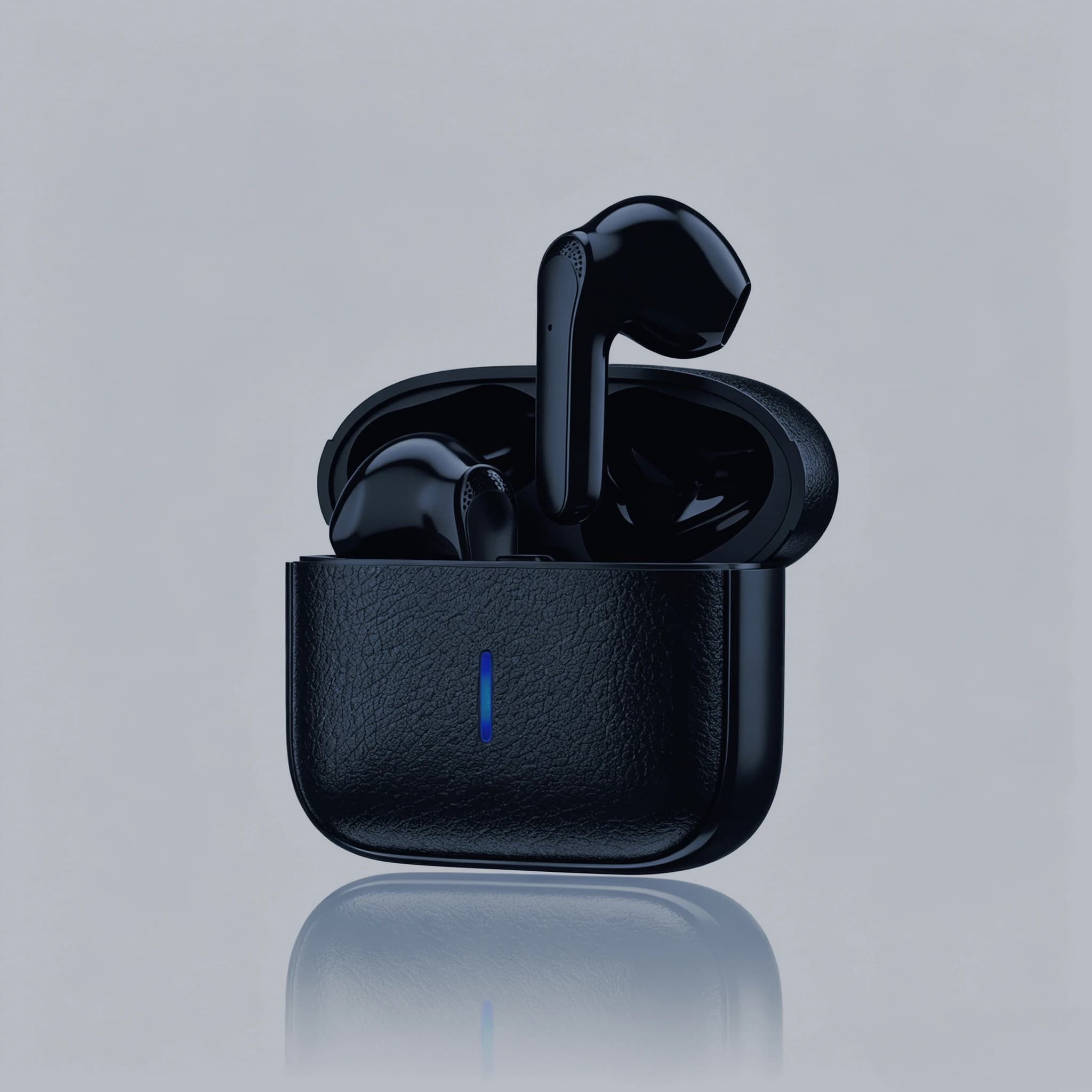 Auricolari Bluetooth Invisibili, True Wireless, HiFi Stereo, con Cancellazione del Rumore, Leggeri e Portatili, con Microfono