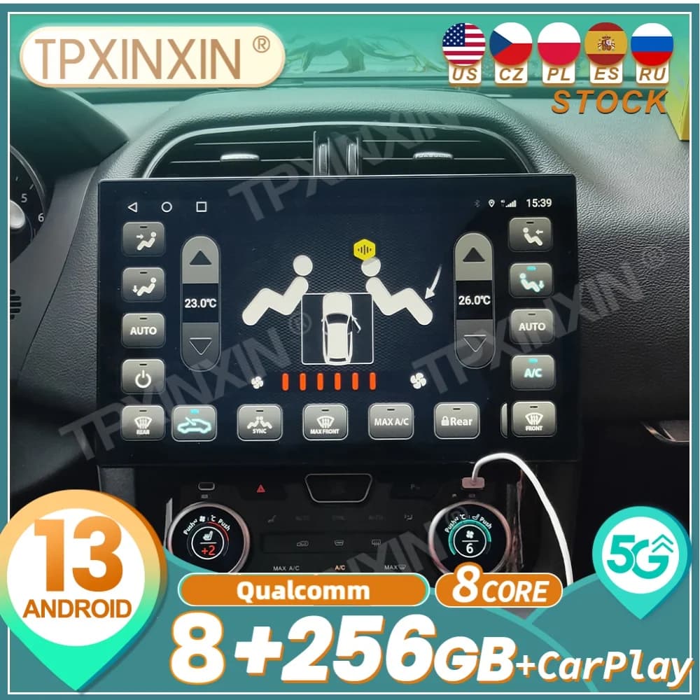 Qualcomm For Jaguar F-PACE 2016 2017 2018 2019 2020 Android Carplay Car Radio Automotive Multimedia Player GPS Navi Head Unit