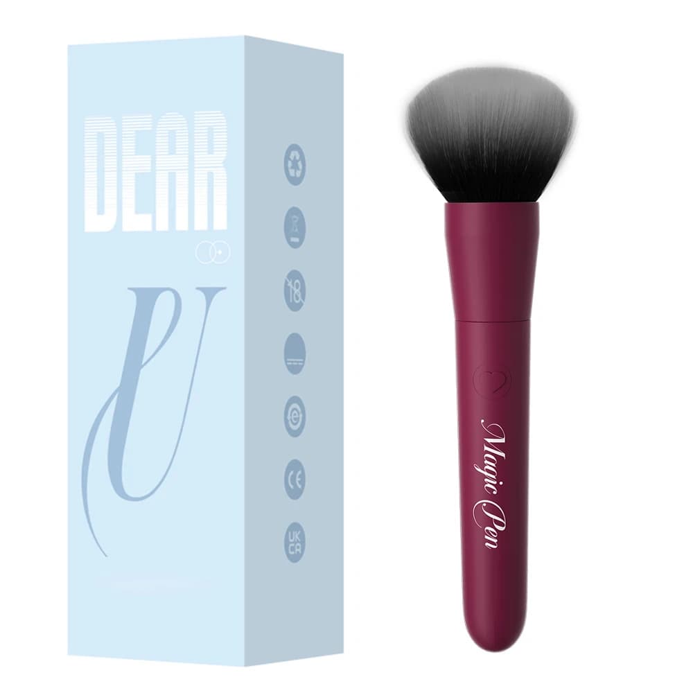 Makeup Brush G Spot Vibrator Sex Toys Powerful Vibrating Vagina Nipple Orgasm Stimulator USB Wireless Charging AV Stick Massager