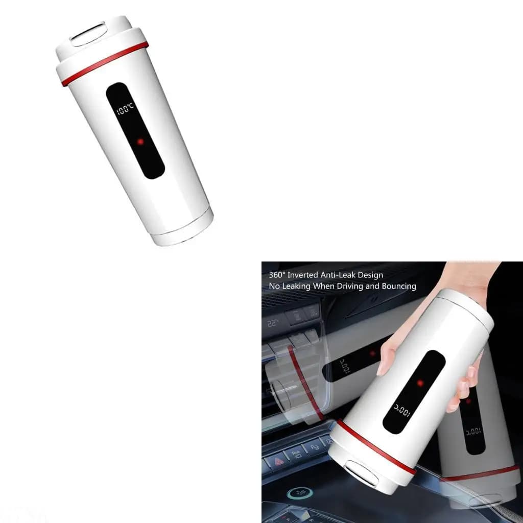 G7NA Heated Mug Quick Heating Car Water Heating Kettle Car Electric Kettle 500ml