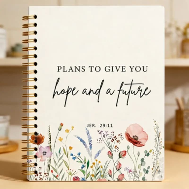 The in A Year 52 Weeks Planner Spiral Bound Notebook Portable Daily Weekly Goal Tracker Journal for Productivity