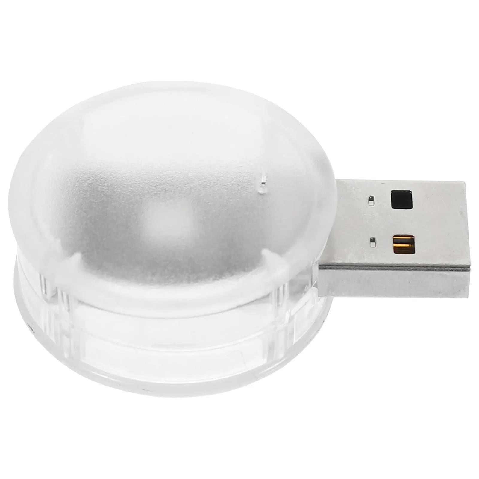Lampada USB Attivata dalla Voce con Cambio Colore RGB Sensibile al Suono, Luce Notturna Portatile Mini per Scrivania del Computer