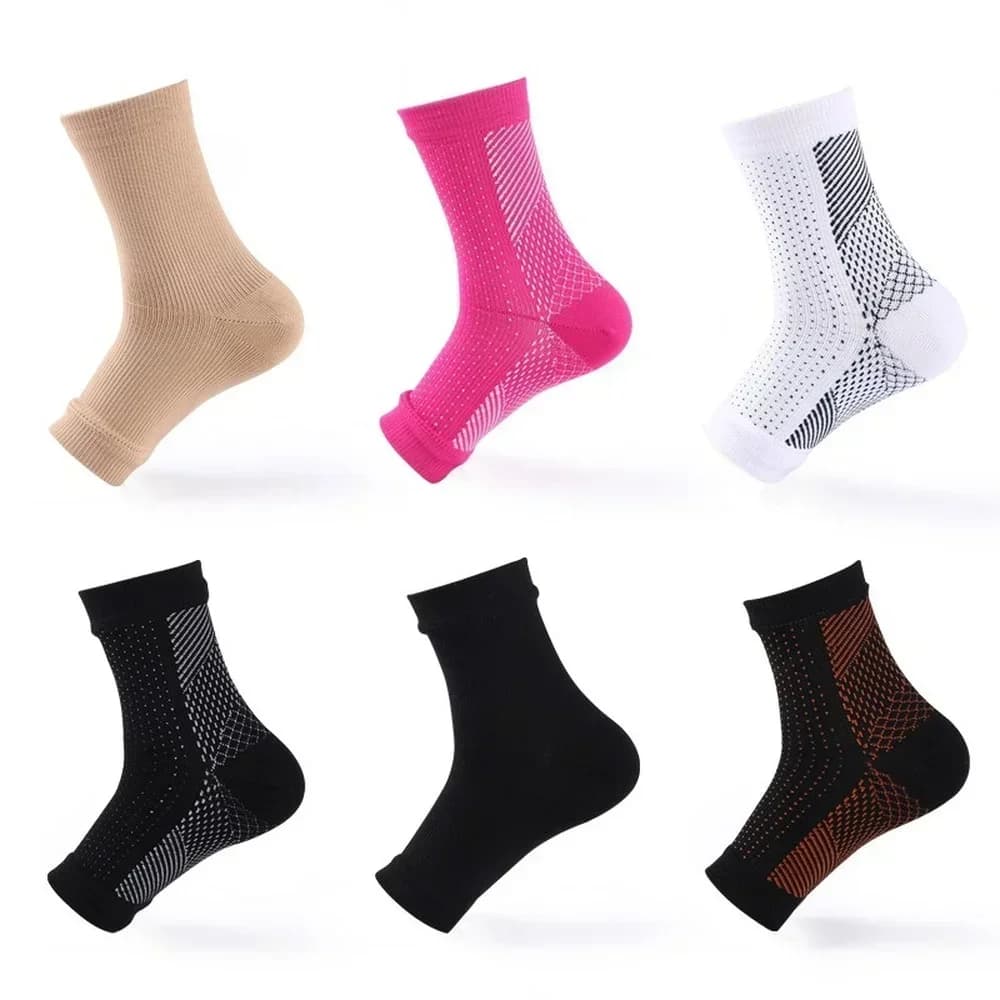 Calzini a compressione Calzini a pressione sportivi Deodorante assorbente per il sudore Sudori traspiranti Calzini a compressione per fascia plantare