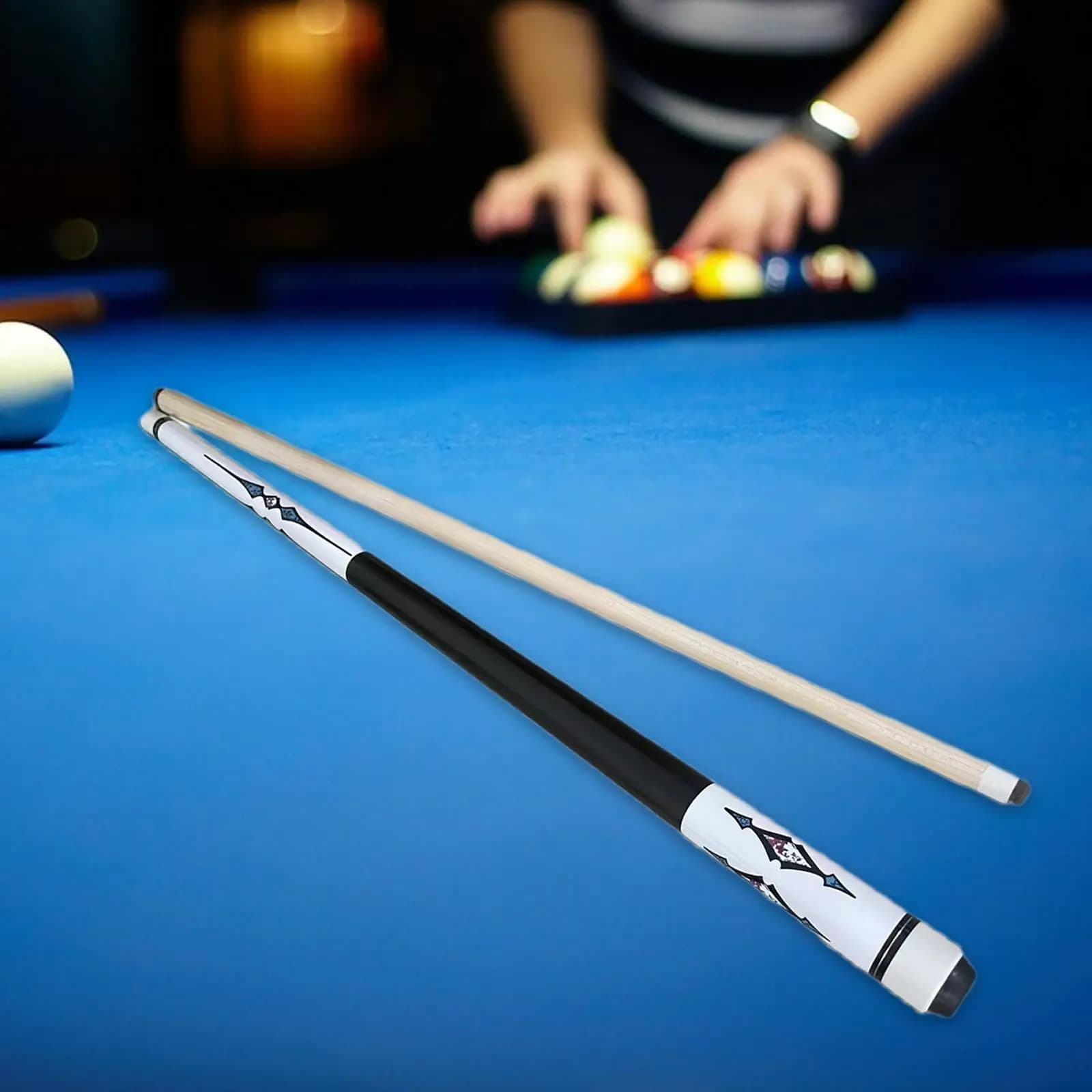 Adult Billiard Cue 58 Inch Wooden Professional Pool Stick 13mm Tip for Nine Ball Game Accessories
