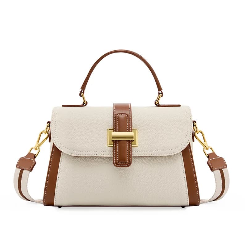 Borsa a Tracolla da Donna in Vera Pelle 2026 - Nuova Collezione di Lusso Firmata, Borsa a Spalla Versatile in Pelle Bovina da Donna