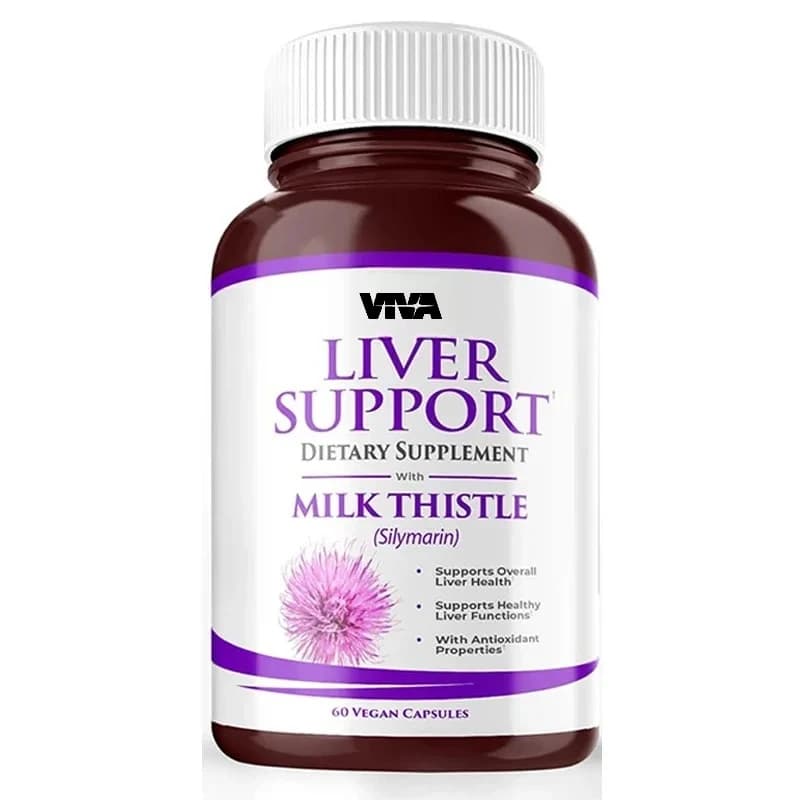 Support supplements for the liver - Cleaning and Repair of the liver - Marian Cardo, curcuma, lion tooth, Korean cardo, vitamin B12