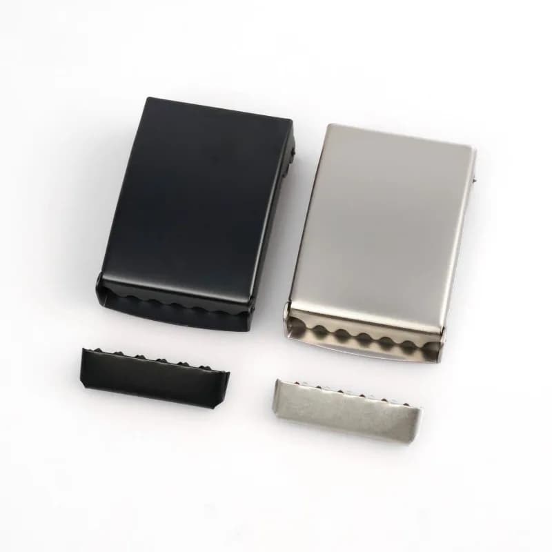 3.5cm Canvas Alloy Buckle Classic Smooth Buckle Belt Accessories Versatile Simple Belt Buckle for Men and Women