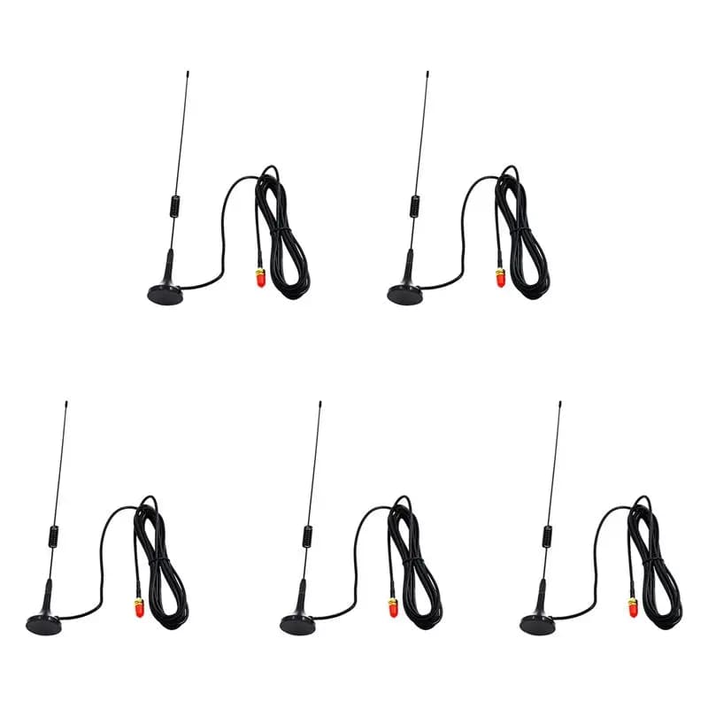 AYHF 5X UT-106UV SMA-Female Antenna magnetica a doppia banda per auto per walkie-talkie Baofeng UV-5R UV-82 UV-9R