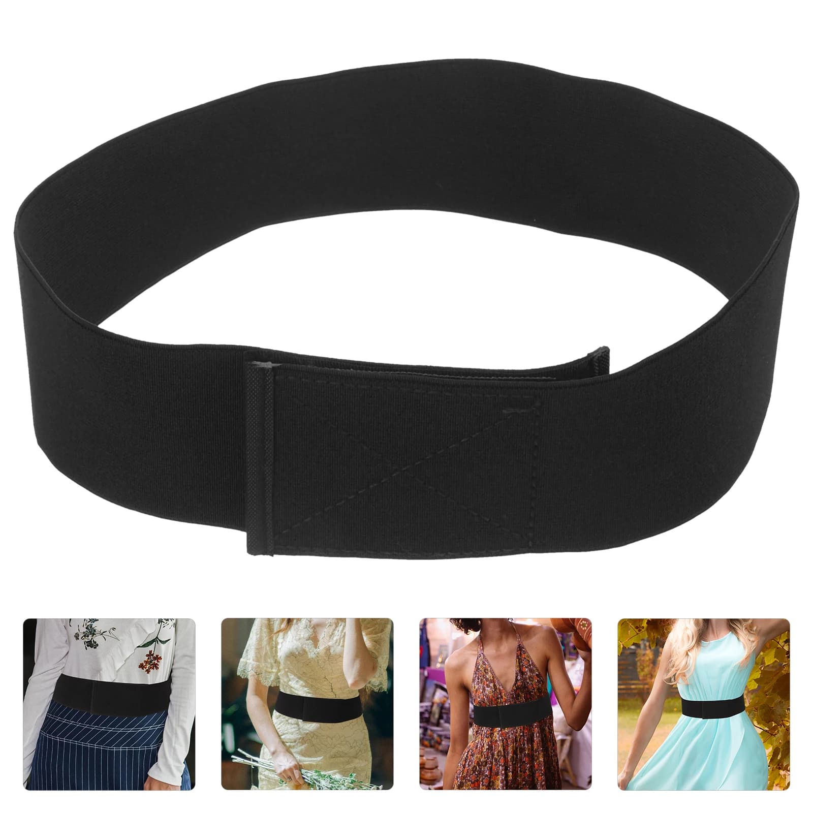 Cintura Crop Accessorio Vestiti Tuck Bands Cinture elastiche da donna Camicie per regolabili