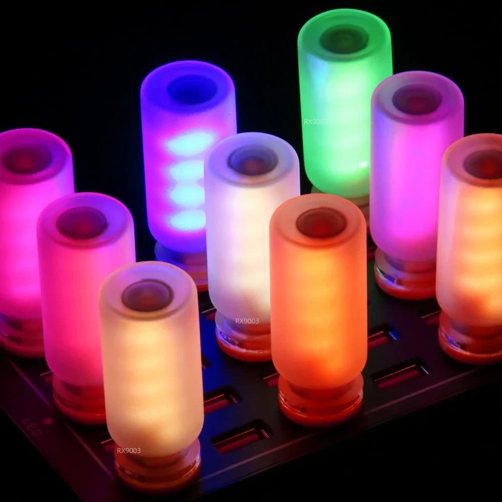 Auto USB Touch Control Atmosfera Luce Vetro smerigliato Dimmerabile Filamento della luce Lampadina Edison Luce notturna Luci decorative da campeggio