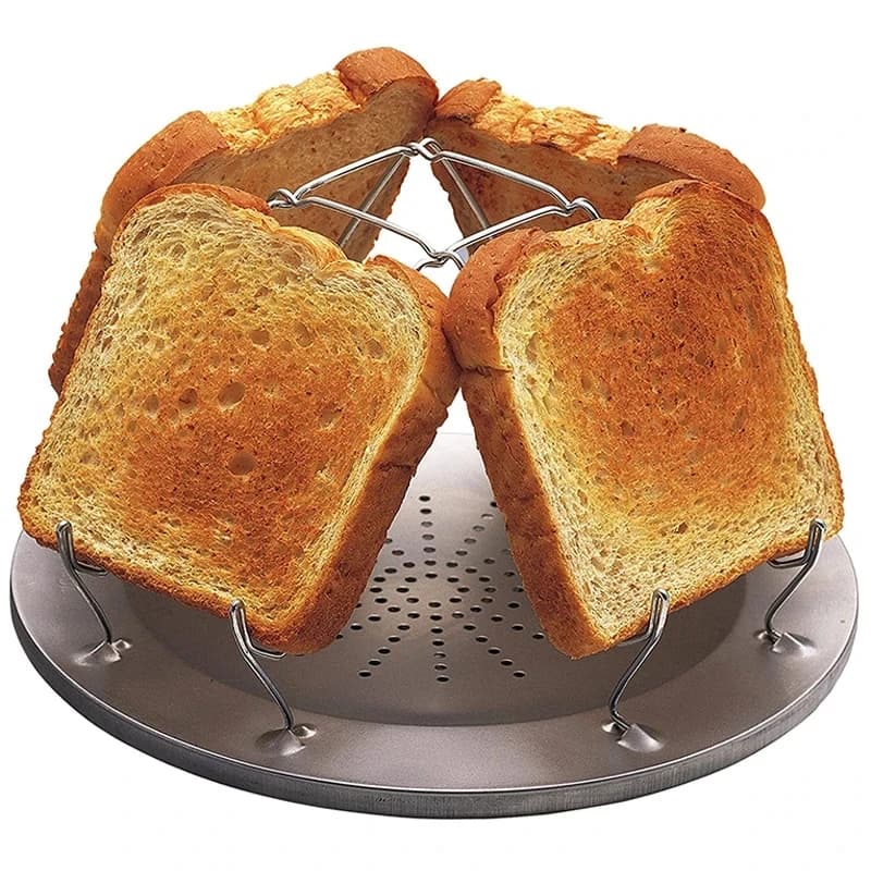 Exterior, Simple and Portable, Stainless Steel Grid, Foldable, Multipurpose for Camping