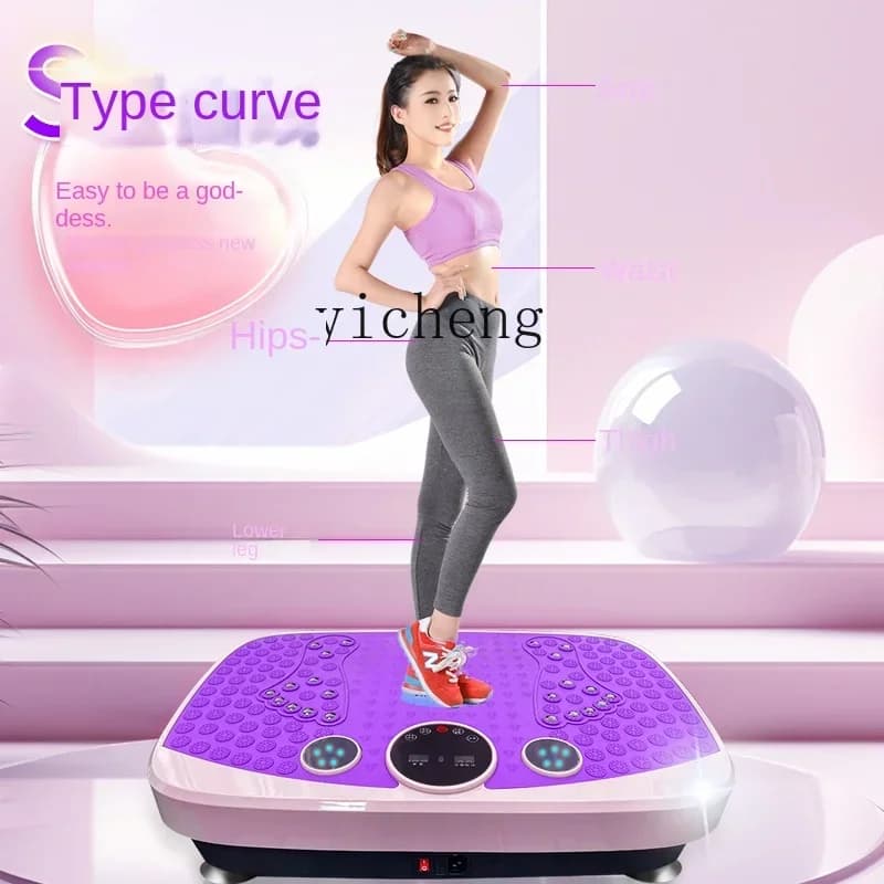 Artifact for weight loss with power plate for a rhythmic machine for body exercises with lazy belly shaking